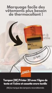🌟 Plus de vêtements égarés pendant les vacances ! 🌟
Les vacances approchent et avec elles, l'excitation des aventures à venir. Mais la dernière chose que vous voulez, c'est de perdre les vêtements de vos enfants. Découvrez une solution simple et efficace pour marquer leurs affaires sans tracas.
👕 Marquage facile des vêtements, plus besoin de thermocollant ! Avec notre système innovant, plus besoin de passer des heures à coller des étiquettes. Notre tampon à encre textile vous permet de marquer les vêtements en un clin d'œil.
🔍 Votre enfant ne perdra plus ses affaires grâce à notre tampon à encre textile. Fini les vêtements perdus à la piscine ou à la plage. Marquez-les facilement et rapidement pour une tranquillité d'esprit totale.
Optez pour la solution pratique et efficace avec notre tampon à encre textile. Disponible dès maintenant pour des vacances sans souci !
#VacancesSereines #MarquageFacile #TamponEncreTextile #timyx #tamponpersonnalisé
